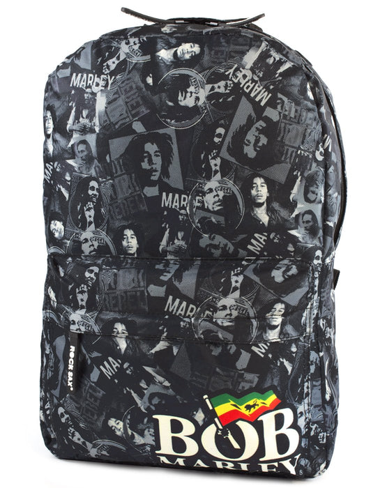 Rock Sax Bob Marley Collage Backpack — Vanilla Underground