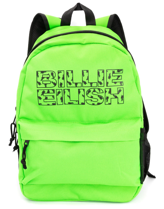 Billie Eilish Backpack Rock Sax Blohsh Bad Guy Music Green Rucksack Sc — Vanilla Underground