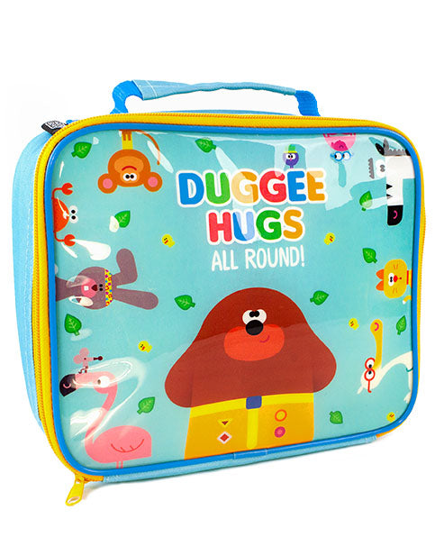 Hey Duggee & Animals Childrens 3 Piece Lunch Bag, Bottle & Snackpot Set