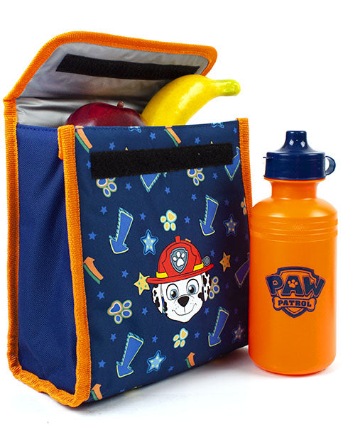 100% POLYESTER PAW PATROL RUCKSACK - This Paw Patrol Rescue backpack comes in navy with a vibrant pocket featuring paw prints, arrows and stars with the heading ‘Paw Patrol’ and fun characters Chase, Rubble and Marshall across the front of the backpack; it is the perfect size for all school necessities.
