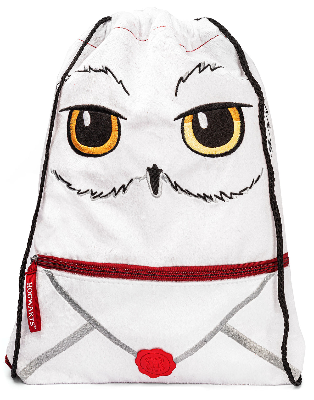 Harry Potter Hedwig Owl Delivery Plush Drawstring Swim Bag