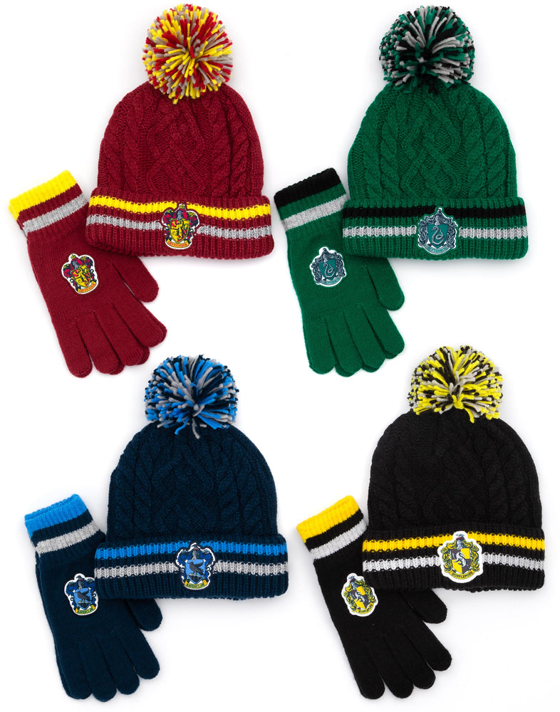 Harry Potter Adults Hat And Gloves Set