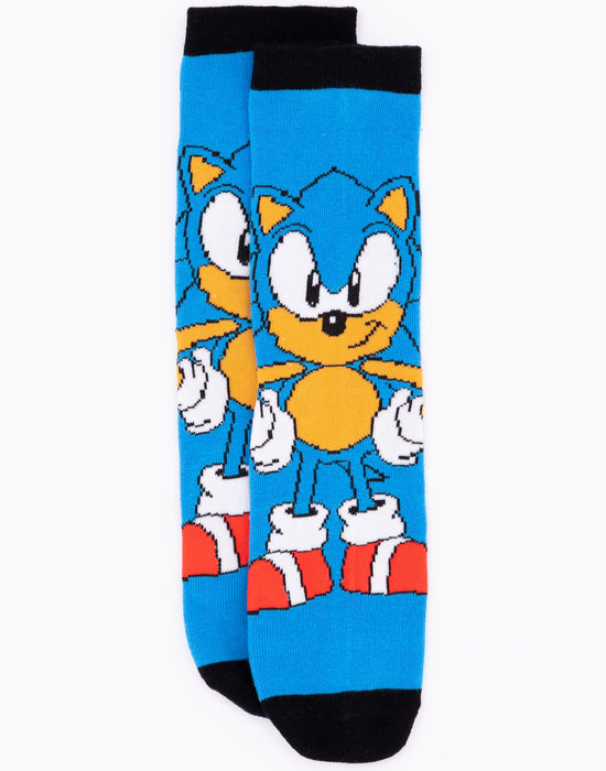Sonic The Hedgehog 3 Pack Adults Mens Socks