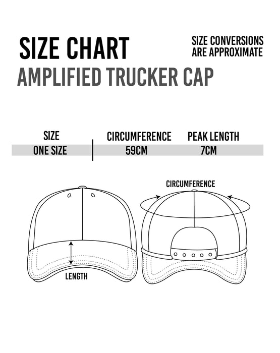 Amplified Led Zeppelin Icarus Distressed Trucker Cap