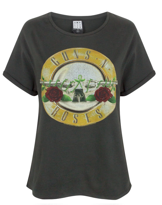 Amplified Guns N Roses Drum Women's Boyfriend Fit T-Shirt