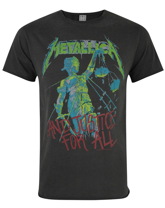 Amplified Metallica Justice For All Men's T-Shirt