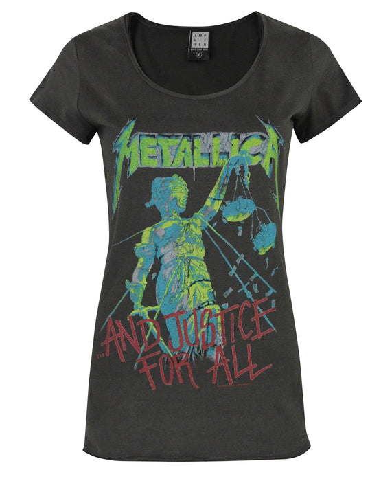 Amplified Metallica Justice For All Women's T-Shirt