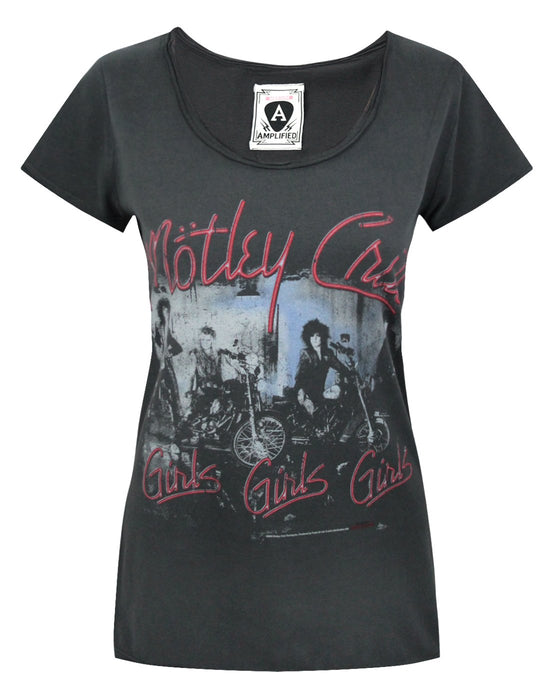 Amplified Motley Crue Girls Girls Girls Women's T-Shirt