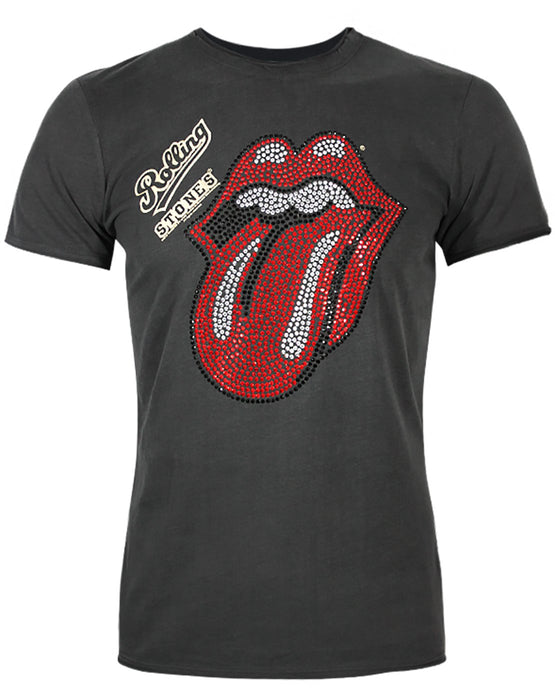 Amplified Rolling Stones Diamante Lick Men's T-Shirt