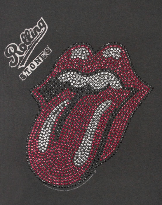 Amplified Rolling Stones Diamante Lick Women's Vest
