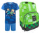 Minecraft Creeper Backpack and Surrounded Pyjamas Gift Set Bundle