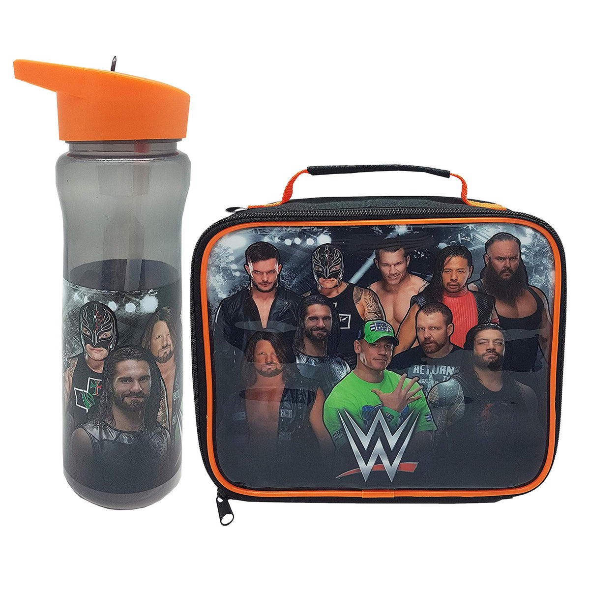 WWE Lunch Bag & Sports Bottle Set — Vanilla Underground