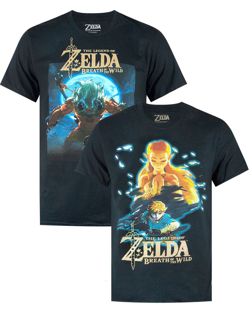Zelda Breath Of The Wild Mens T-Shirt Multipack