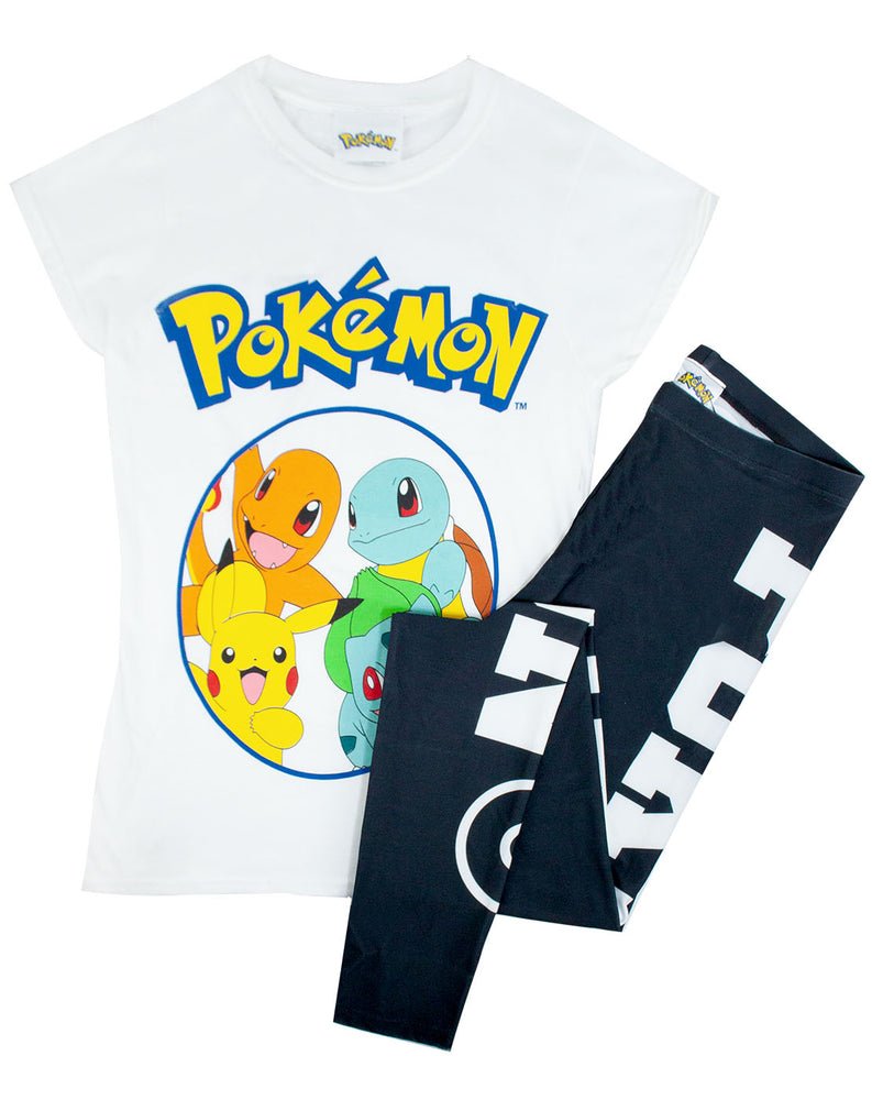 Pokemon Women's T-Shirt and Leggings Bundle Set