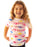 Baby Shark Glitter All Over Shark Print Girl's T-Shirt - Pink