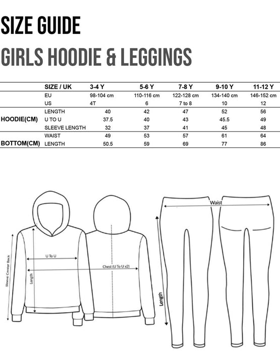 Barbie Hoodie and Legging Set For Girls