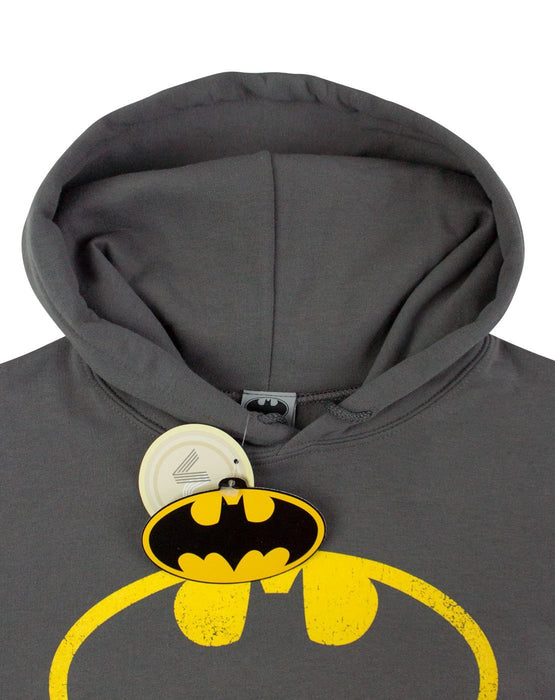 Batman Distressed Logo Men's Hoodie