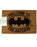 Batman Logo Slippers and Door Mat Gift Set Bundle
