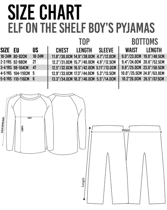 Shop Elf On The Shelf Pyjamas For Kids