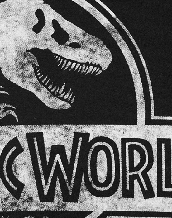 Jurassic World Distressed Logo Women's Ladies T-Shirt Top