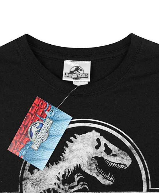 Jurassic World Distressed Logo Women's Ladies T-Shirt Top