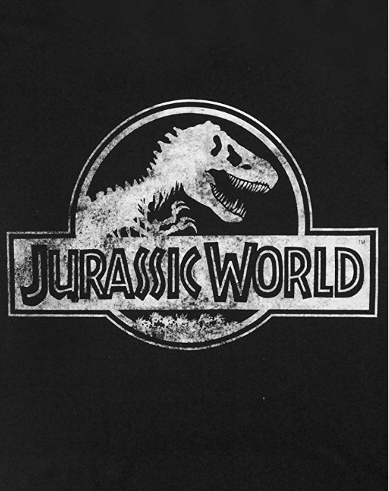 Jurassic World Distressed Logo Women's Ladies T-Shirt Top