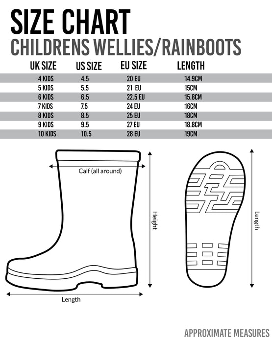 Hey Duggee Girls Wellies Children's Wellington Carry Handle Snow Boots