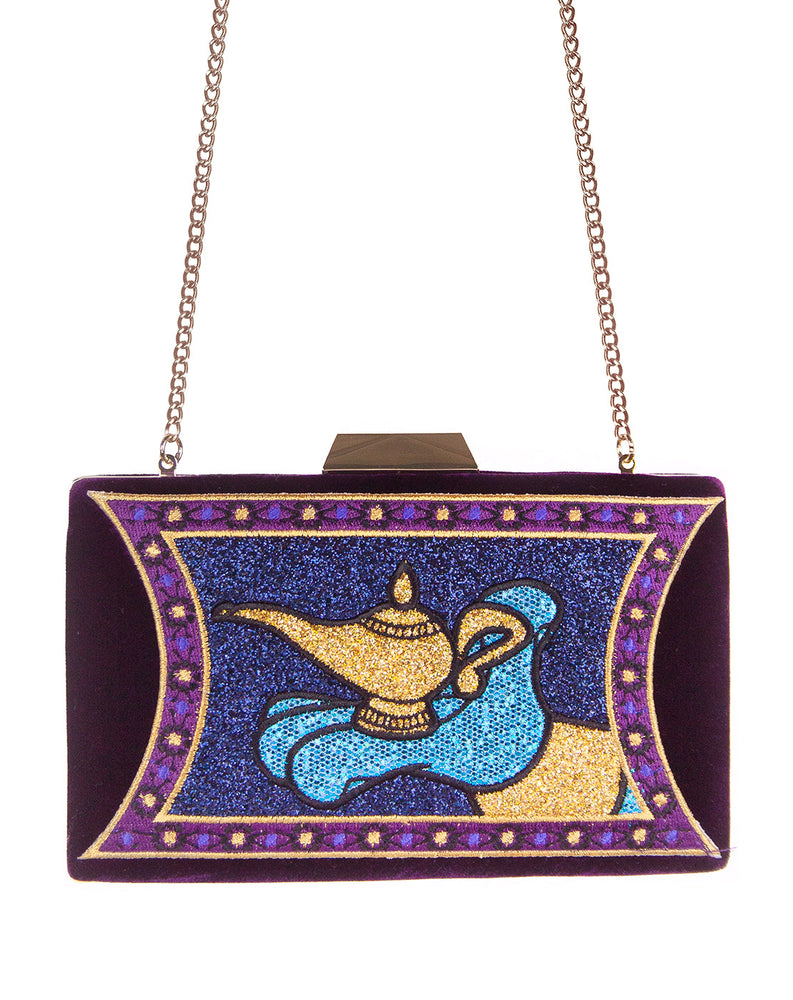 Danielle Nicole Disney Aladdin Magic Lamp Clutch Bag