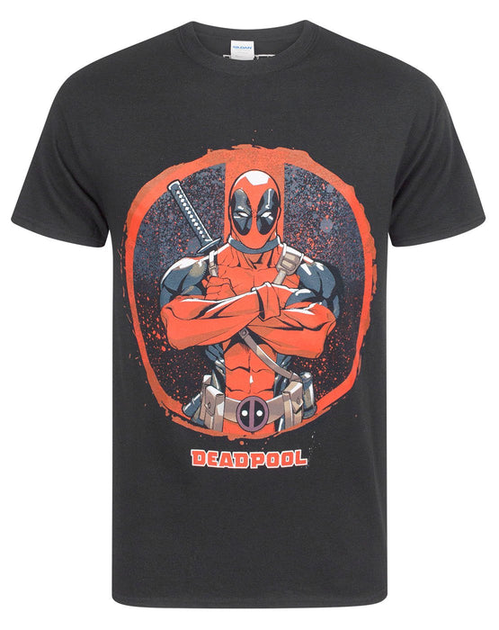 Marvel Deadpool Arms Crossed Men's T-Shirt