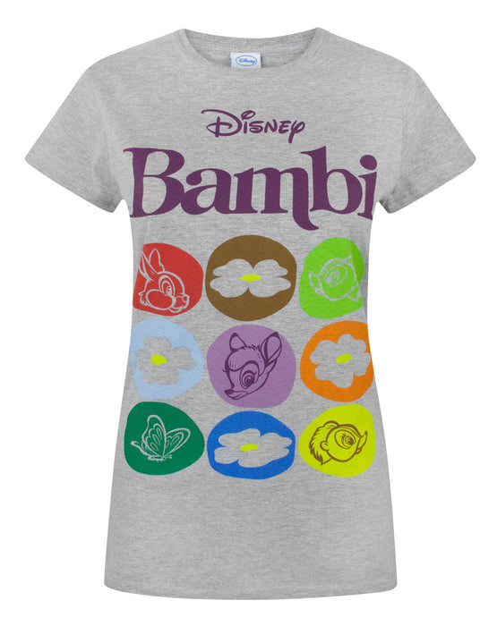 Disney Bambi Motif Women's T-Shirt