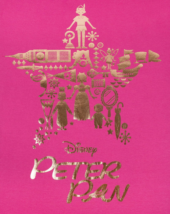 Disney Peter Pan Gold Foil Women's T-Shirt