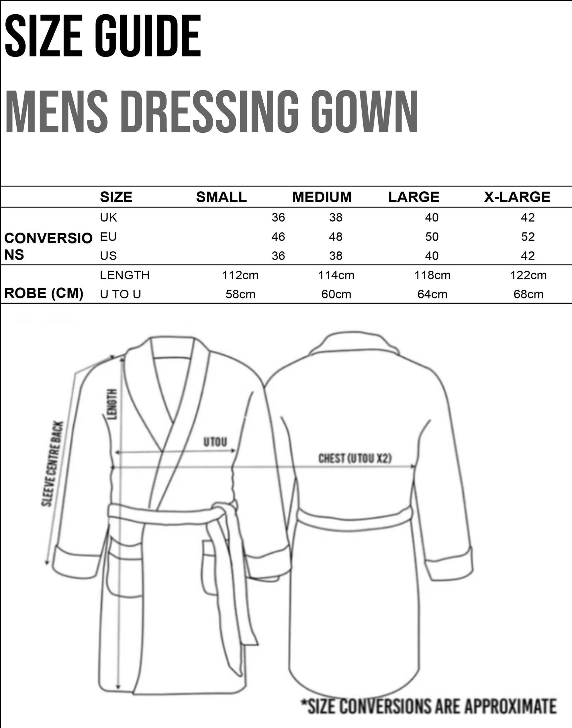 Dragon Ball Z Dressing Gown For Mens Anime Series Bathrobe — Vanilla