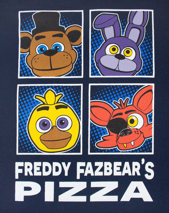 Five Nights at Freddy's Panels Navy Boy's Hoodie