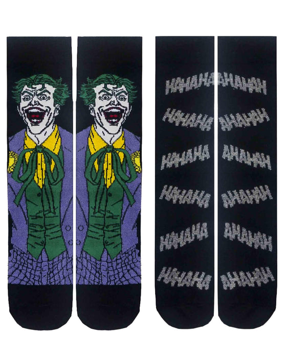 Batman The Joker Men's Socks DC Comics Pack of 2 Sizes 7-11 UK