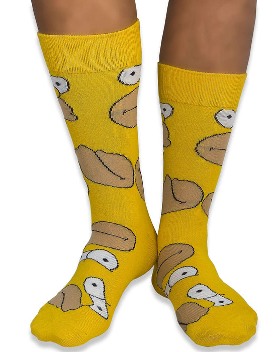 Buy Simpsons Homer 2 Pack Men's Socks