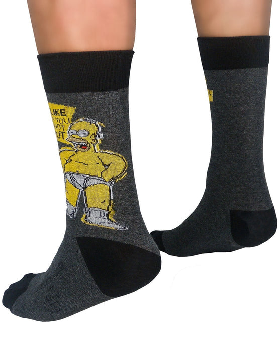 Buy Simpsons 2 Pack Men's Socks