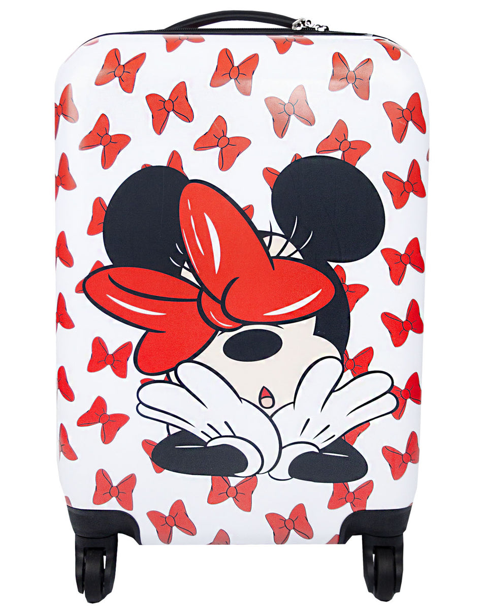 Trolley Vanilla Hard Mouse — Suitcase Minnie Cover Underground on 53.5c Luggage Carry Disney