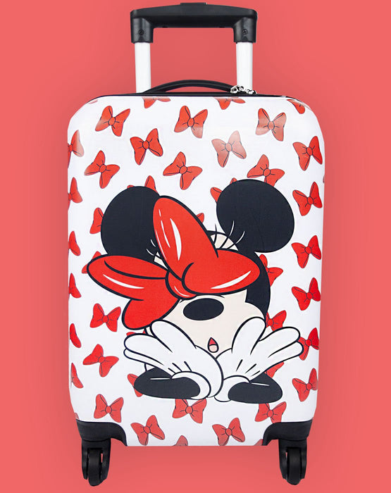 Disney Minnie Mouse Hard Cover Carry on Trolley Suitcase Luggage 53.5cmx33cmx22cm