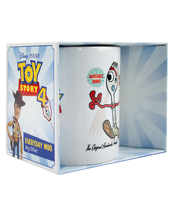 Disney Pixar Toy Story 4 Forky Character T-Shirt and Mug Bundle Set