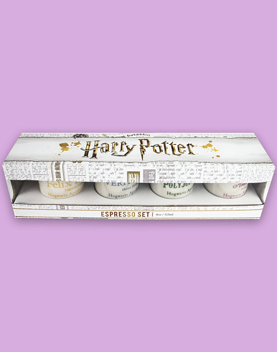 Harry Potter Potions Collection Espresso 4 Piece Mug Set