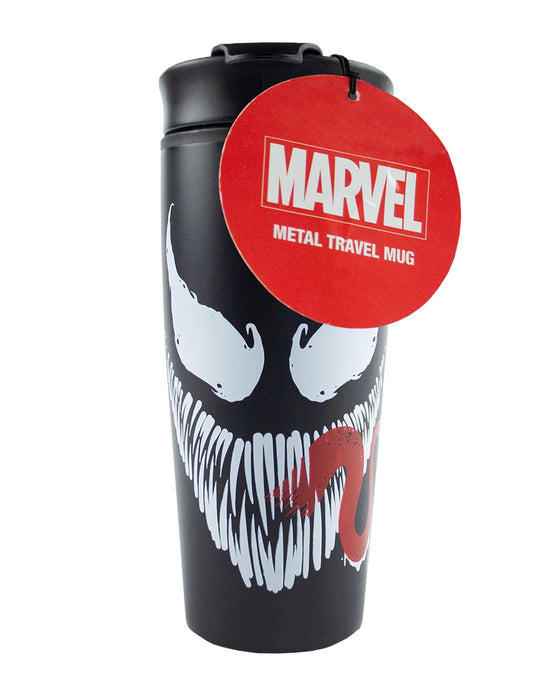 Venom Face Metal Travel Mug