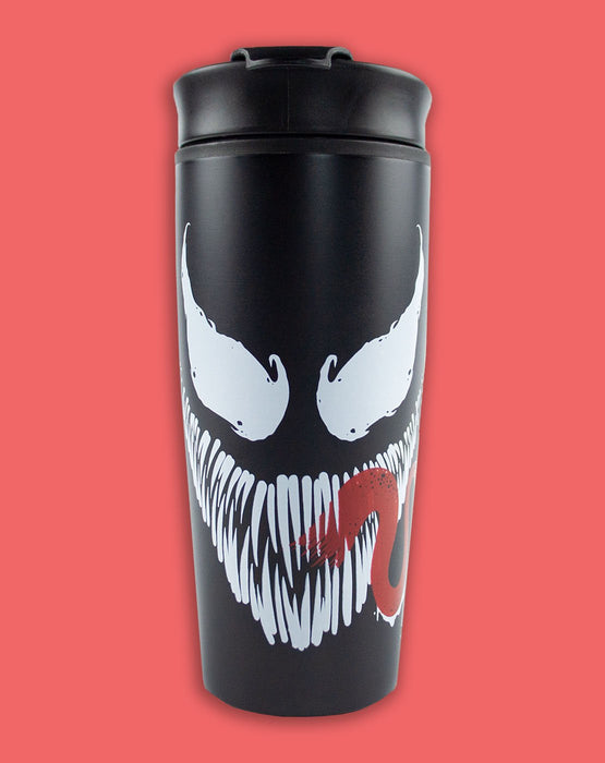 Venom Face Metal Travel Mug