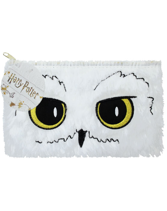 Harry Potter Hedwig Owl Plush School Stationary Pencil Case