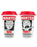 Rick And Morty Wanted Poster White Travel Mug 12oz/340ml