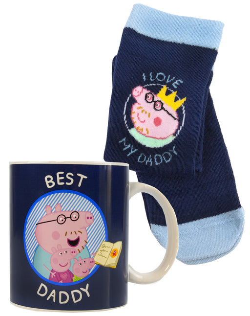 Peppa Pig Best Daddy Mug & Sock Set