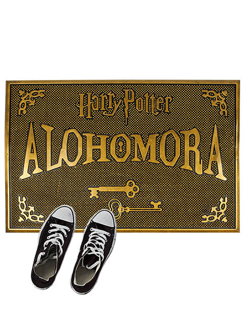 Harry Potter Doormat - Alohomora Rubber Welcome Home Mat HP Gift