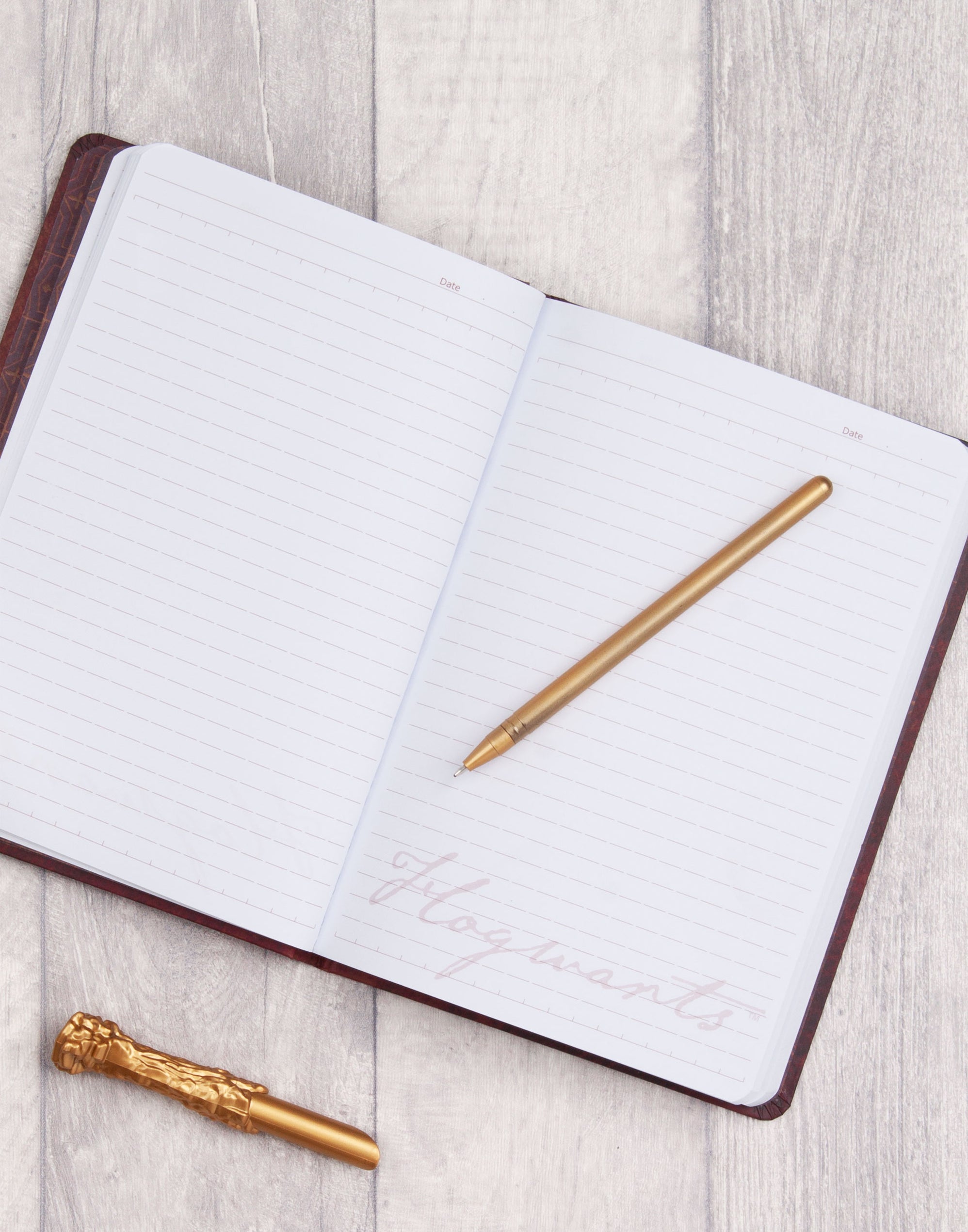 Harry Potter Notebook and Wand Pen Stationery Gift Set — Vanilla ...