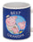 CERAMIC PEPPA PIG MUG PRESENT FOR HIM  – Made from 100% ceramic, the adorable blue mug has a high-quality feel and has a useful handle ideal for carrying your drinks.