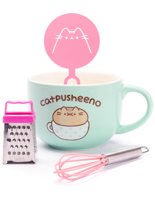 Pusheen The Cat Catpusheeno Mug & Stencil Accessories Gift Set