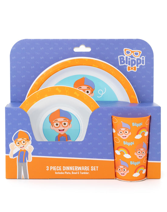 Blippi 3 Piece Children's Tableware Set BPA free